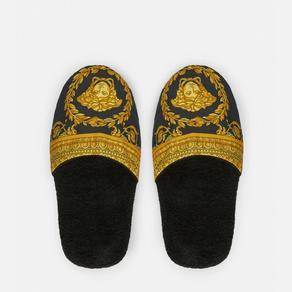Versace I ♡ BAROQUE SLIPPERS Med NEW